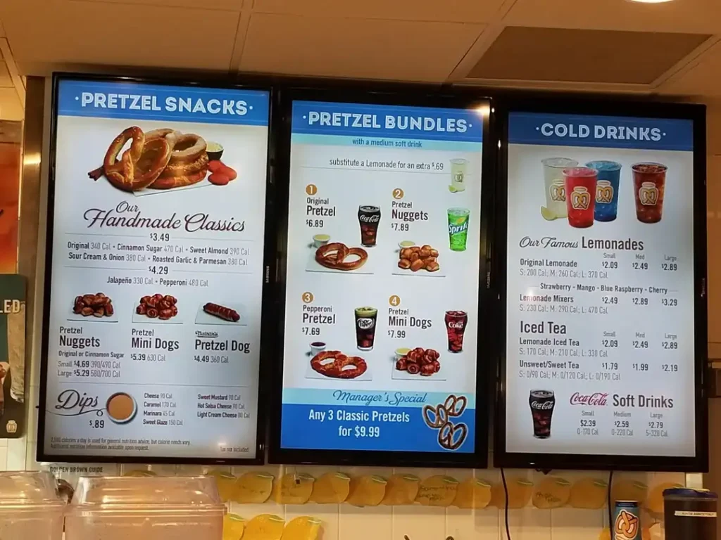 Auntie Anne's Menu USA Prices 2026 (Updated)