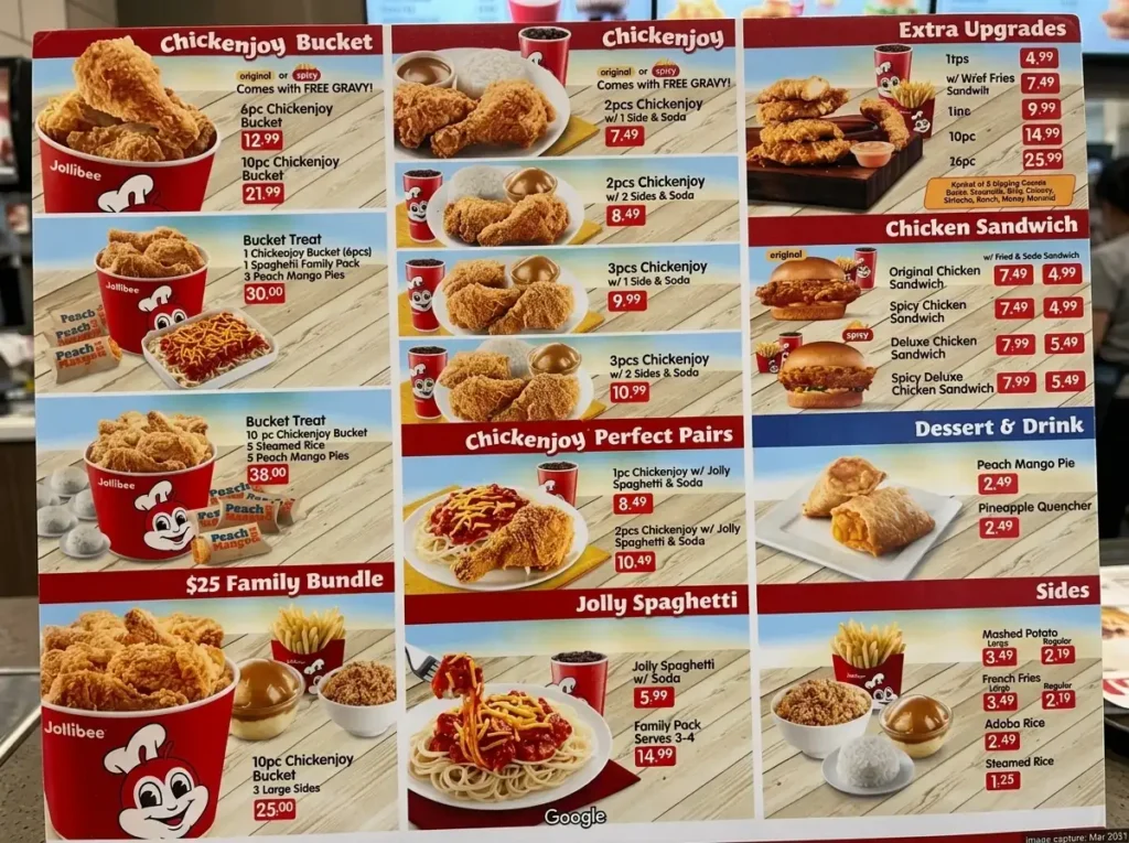 Jollibee Menu USA With Prices (2026 Updated)
