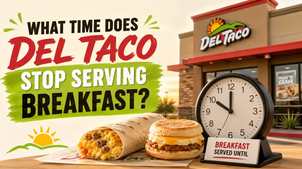 What Time Does Del Taco Stop Serving Breakfast? (2026)