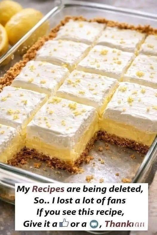 No-Bake Lemon Lush Dessert