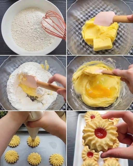 Eggless Thumbprint Cookies