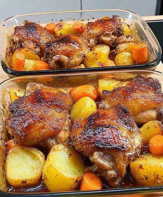 Chicken Thighs & Potatoes Delight