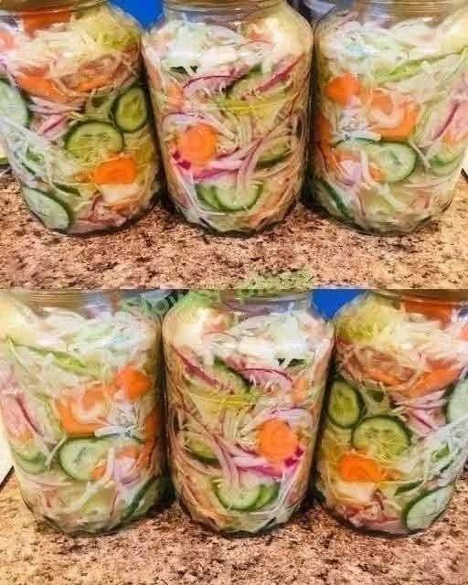 Pickled Garden Vegetable Salad
